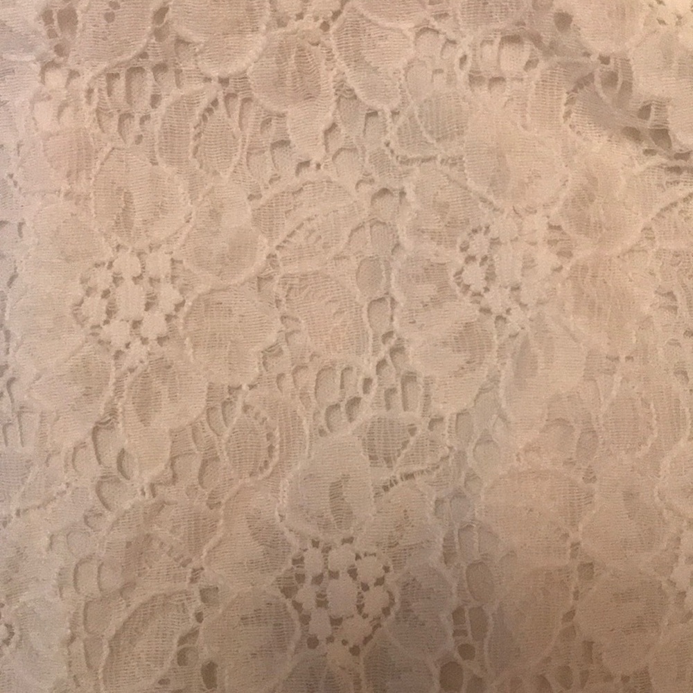 Frenchi White Lace mini Skirt - Picture 2 of 3